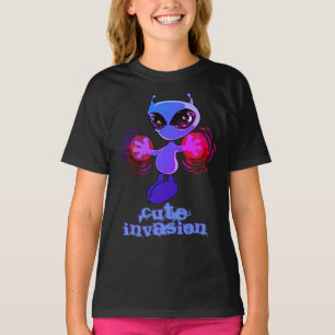 Qwiby : Chemise T-Shirt Mignonne Invasion