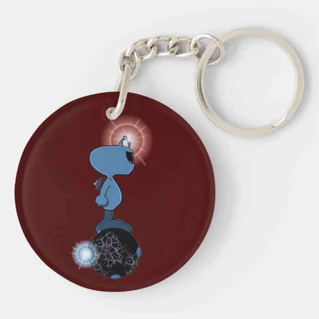 Qwiby's Sphere Rider Keychain (Back)