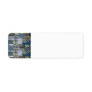 QWL_BluePatchworkQuilt SCRAPBOOKING TEXTILES BLUE