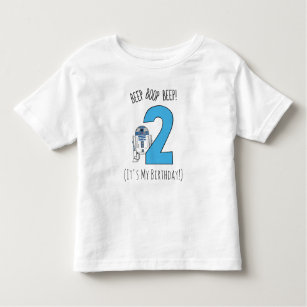 R2-D2 - Happy Second Birthday Toddler T-shirt