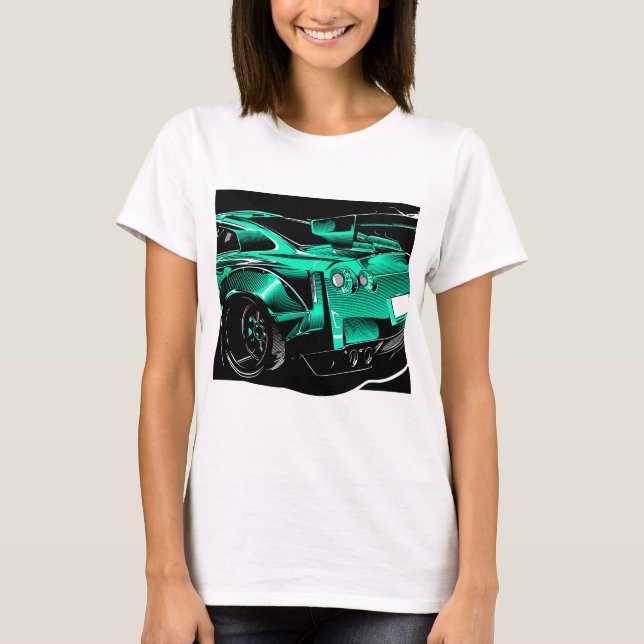 R35 GTR GREEN BEAST T-Shirt (Front)