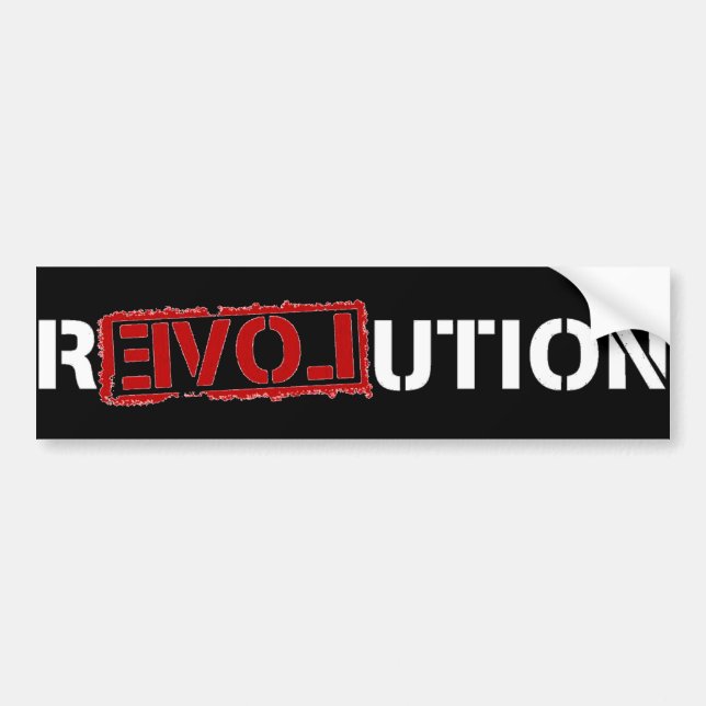 r3volution bumper sticker (Front)