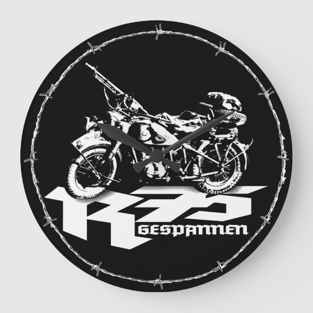 R75 Round (Large) Wall Clock (Front)