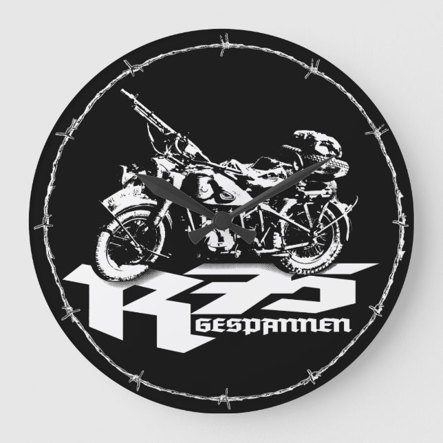 R75 Round (Large) Wall Clock (Front)