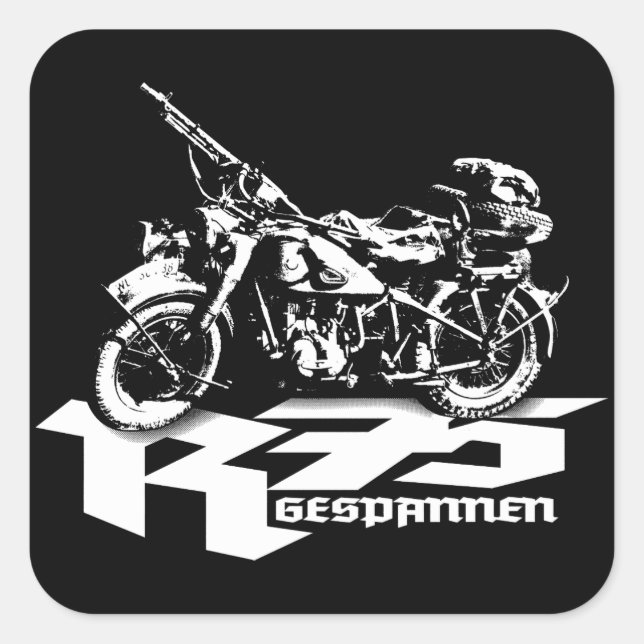 R75 Square Stickers (Front)