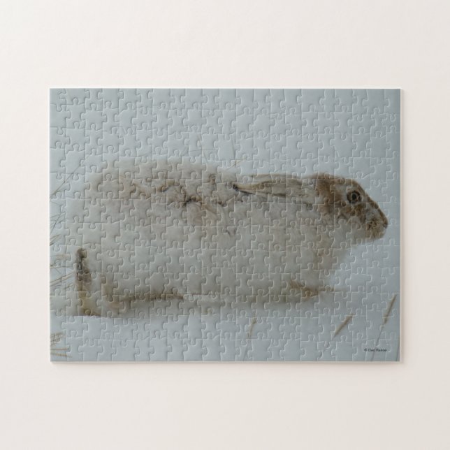 R7 Snowshoe Hare Ready to Run Jigsaw Puzzle (Horizontal)