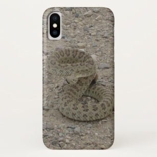 R9 Prairie Rattlesnake Coiled iPhone X Case