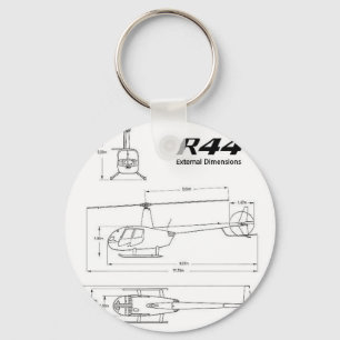 R-44 Robinson Keychain