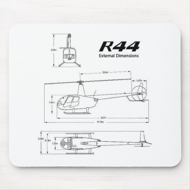 R-44 Robinson Mouse Pad (Front)
