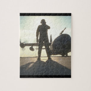 R.A.F. C-130 Hercules Transport_Military Aircraft Jigsaw Puzzle