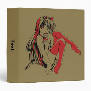 R & B Manga, Neko Catgirl Furry Loli Anime Binder