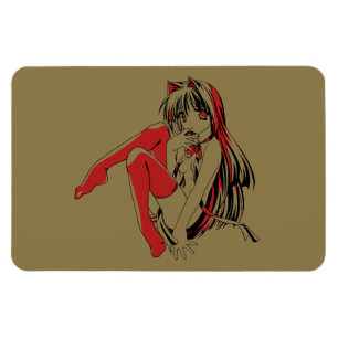 R & B Manga, Neko Catgirl Furry Loli Anime Magnet