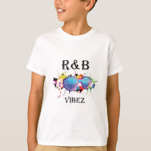 R&B Vibez Graphic T-Shirt | Colourful Music Aesthe