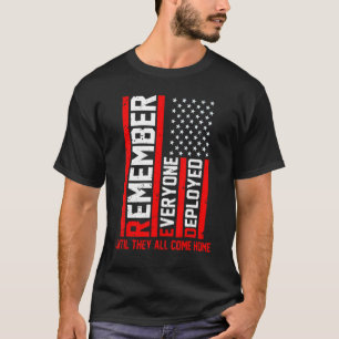 R E D Soldiers Remember Everyone Deployed R E D Fr T-Shirt