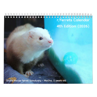 r/ferrets Calendar 4th Edition (2026)