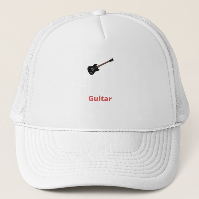 r - Guitar Trucker Hat (Front)