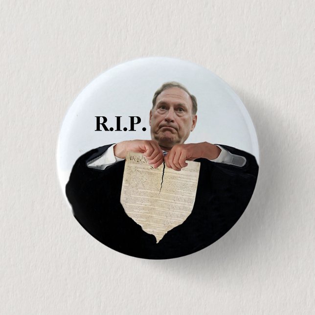 R.I.P. 1 INCH ROUND BUTTON (Front)