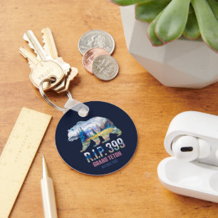 R.I.P. 399 The Queen of the Tetons Bear Keychain