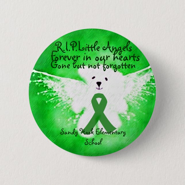 R.I.P.Angels of Sandy Hooks Elemtary School_Button 2 Inch Round Button (Front)