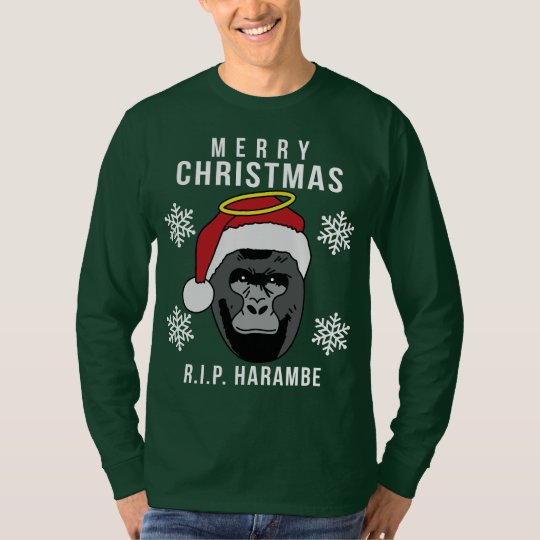 harambe ugly sweater