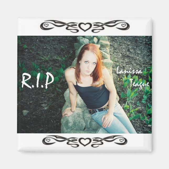 R.I.P Lanissa Magnet (Front)