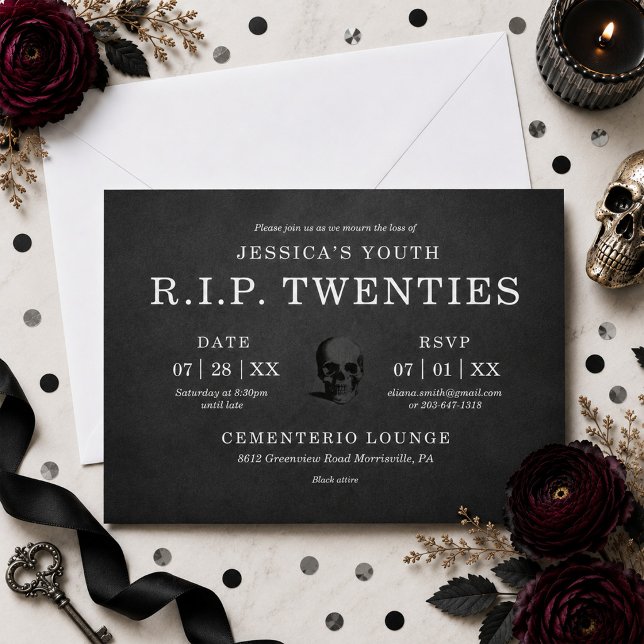 R.I.P Twenties Invitation (Creator Uploaded)