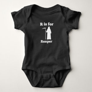R is for Reaper Baby Bodysuit