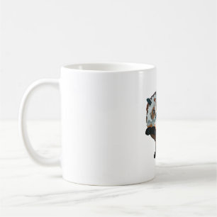 R is for Red and White Flying Squirrel Coffee Mug