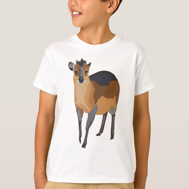 R is for Red Flanked Duiker T-Shirt (Front)