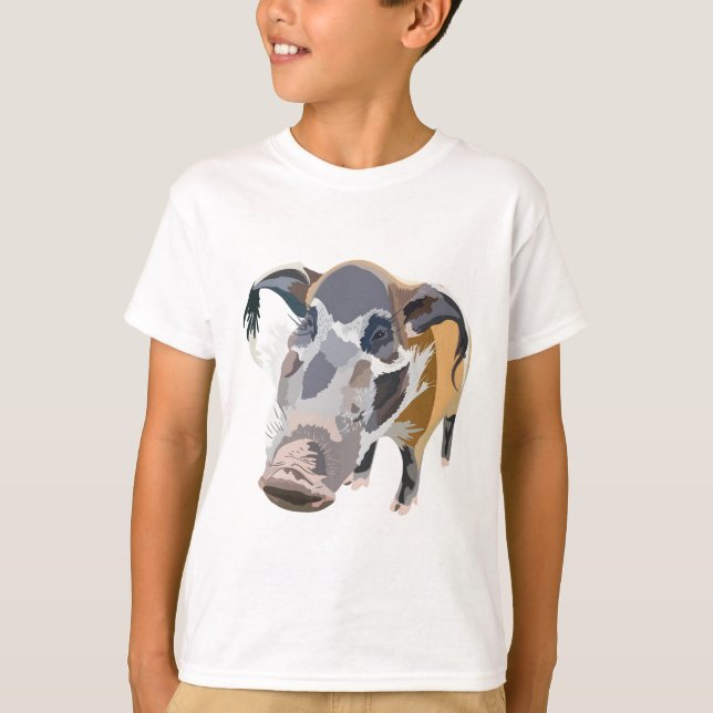R is for Red River Hog T-Shirt (Front)