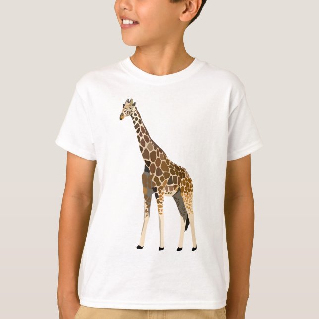 R is for Reticulated Giraffe T-Shirt (Front)
