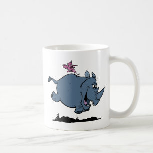 R is for Rhino Coffee Mug