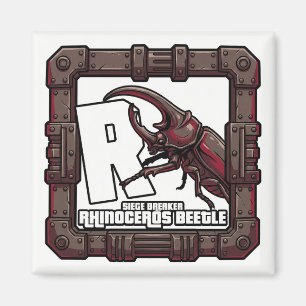 R is for Rhinoceros Beetle – GTA Style ABC Learnin Magnet