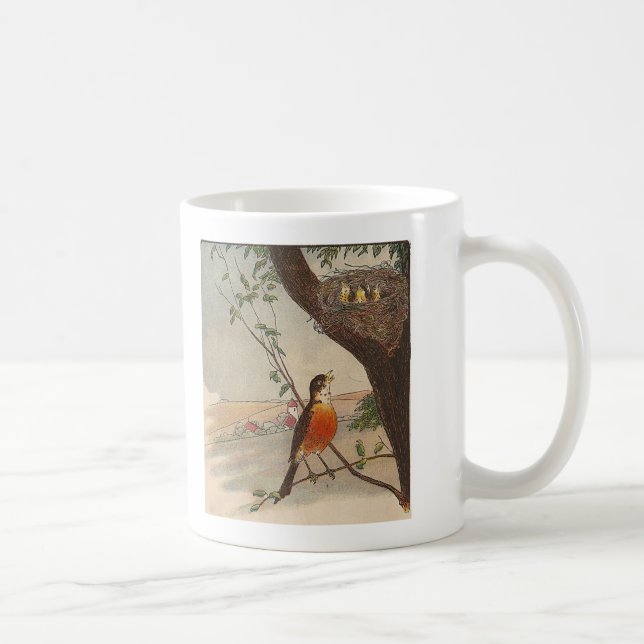 R is for Robin Coffee Mug (Right)