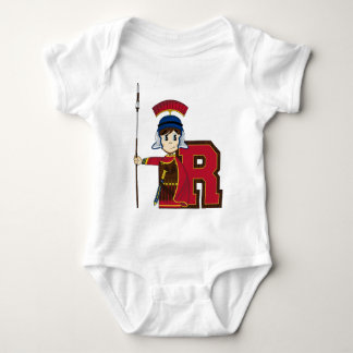 R is for Roman Soldier Baby Bodysuit