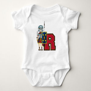 R is for Roman Soldier Baby Bodysuit