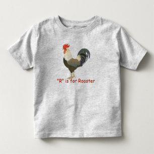 R is for Rooster Learn to Spell Toddler T-shirt