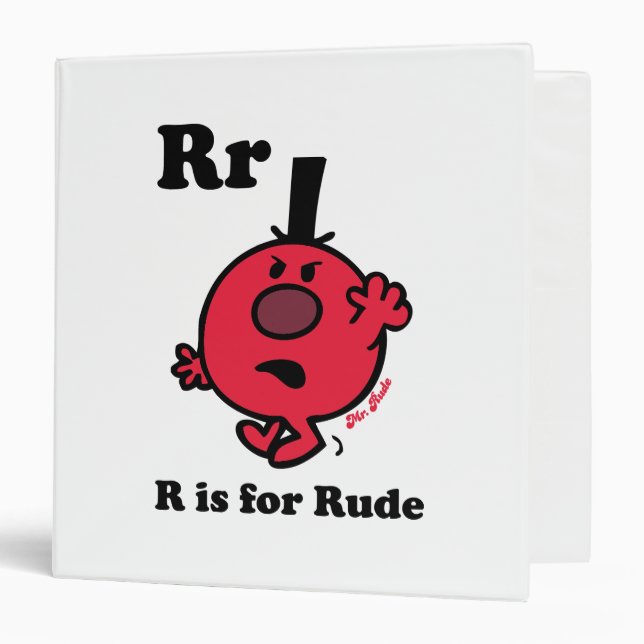R is for Rude Binder (Front/Inside)