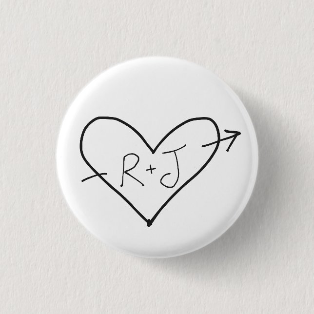 R+J Romeo and Juliet pin (Front)