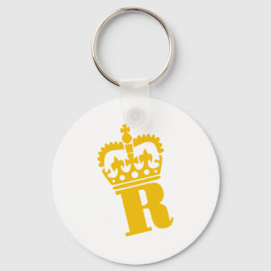 R - Letter - Name Keychain