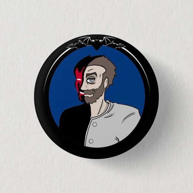 R.M. Renfield Colour Button (Front)