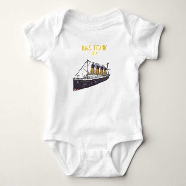 R.M.S. TITANIC - Infant Creeper (Front)