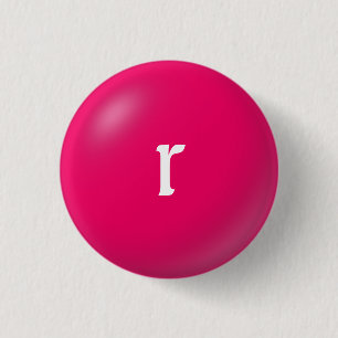 R Monogram Button