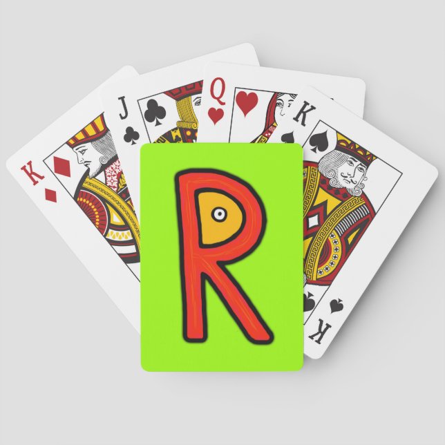 R Monster Playing Cards (Back)