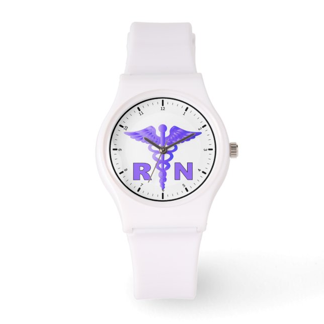 R.N | Caduceus Staff | Medical | Watch (Front)