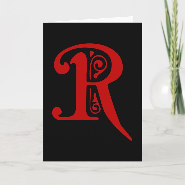 R NOTE CARD (Front)