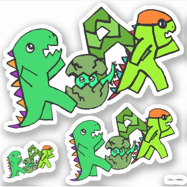 R-O-A-R Dinosaur Word Art (Front)