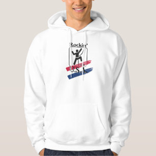 R.O.C.K. in the U.S.A. - Rock Climber Hoodie