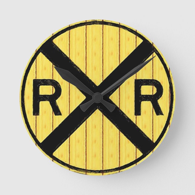 R.R. Crossing Wall Clock (Front)