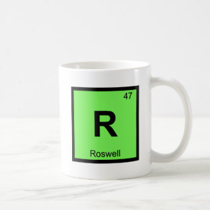 R - Roswell New Mexico Chemistry Periodic Table Coffee Mug